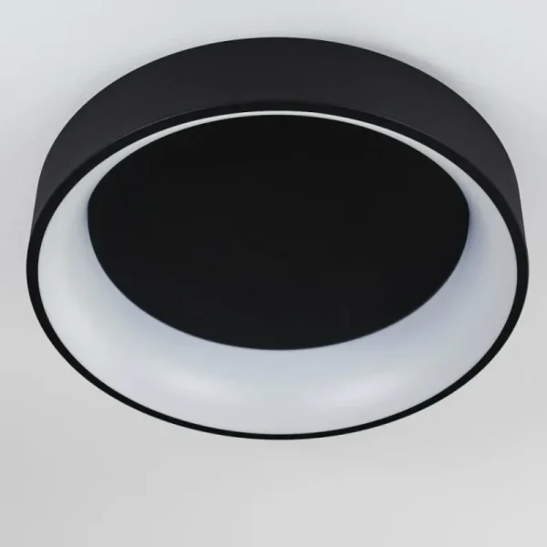 hofstein Plafonnier Kampala LED Noir, 1 lumière* Lampes Modernes