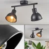 hofstein Plafonnier Kansela Noir, 2 lumières* Lampes Modernes