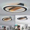 hofstein Plafonnier Katila LED Brun, Noir, 1 lumière* Lampes Modernes