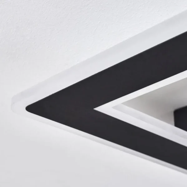 hofstein Plafonnier Katila LED Noir, 1 lumière* Lampes Modernes