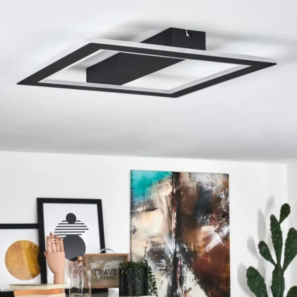 hofstein Plafonnier Katila LED Noir, 1 lumière* Lampes Modernes