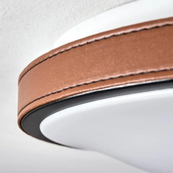 hofstein Plafonnier Kelva LED Brun, Noir, Blanc, 1 lumière* Lampes Modernes