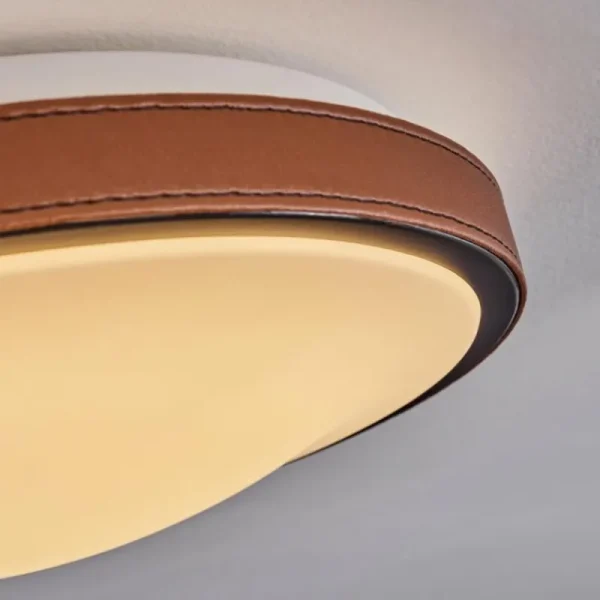 hofstein Plafonnier Kelva LED Brun, Noir, Blanc, 1 lumière* Lampes Modernes