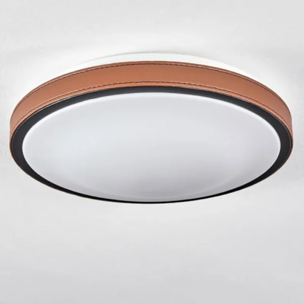 hofstein Plafonnier Kelva LED Brun, Noir, Blanc, 1 lumière* Lampes Modernes