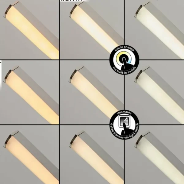 hofstein Plafonnier Khovet LED Noir, 1 lumière* Lampes Modernes
