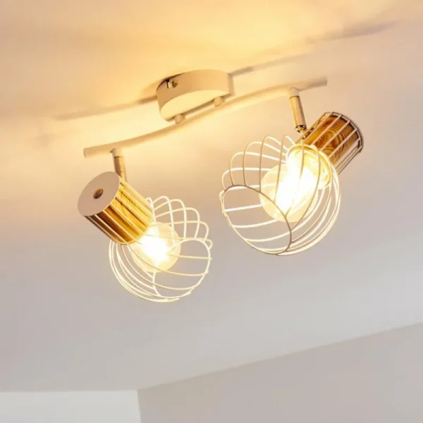 hofstein Plafonnier Koler Blanc, 2 lumières* Lampes Modernes