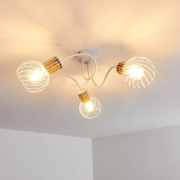 hofstein Plafonnier Koler Blanc, 3 lumières* Lampes Modernes