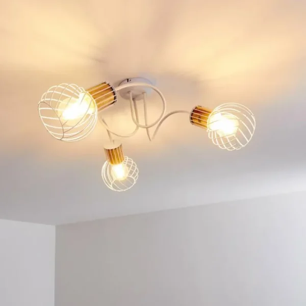 hofstein Plafonnier Koler Blanc, 3 lumières* Lampes Modernes
