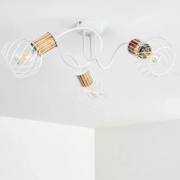 hofstein Plafonnier Koler Blanc, 3 lumières* Lampes Modernes