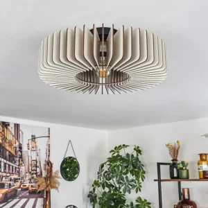 hofstein Plafonnier Konbongou Noir, 1 lumière* Lampes Modernes