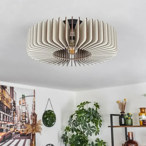 hofstein Plafonnier Konbongou Noir, 1 lumière* Lampes Modernes