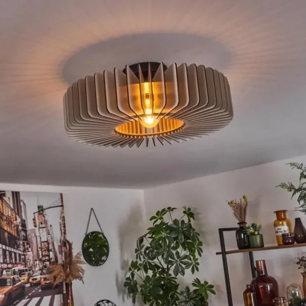 hofstein Plafonnier Konbongou Noir, 1 lumière* Lampes Modernes