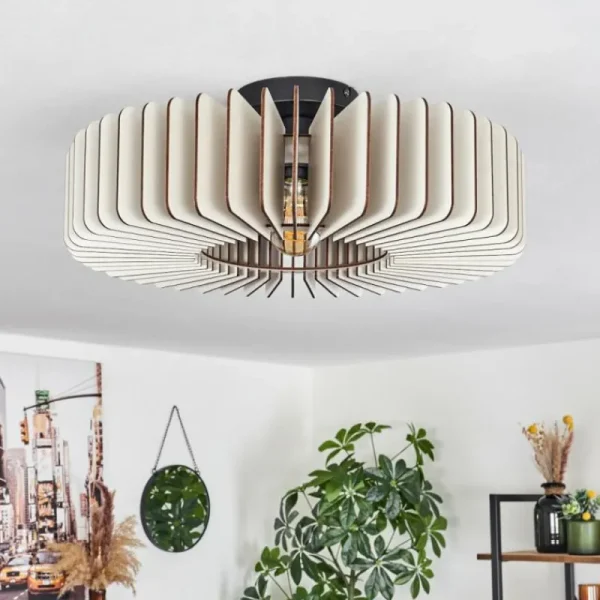 hofstein Plafonnier Konbongou Noir, 1 lumière* Lampes Modernes