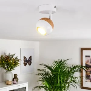 hofstein Plafonnier Kotaoa LED Blanc, 1 lumière* Lampes Modernes