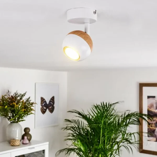 hofstein Plafonnier Kotaoa LED Blanc, 1 lumière* Lampes Modernes
