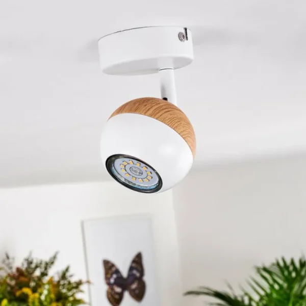 hofstein Plafonnier Kotaoa LED Blanc, 1 lumière* Lampes Modernes
