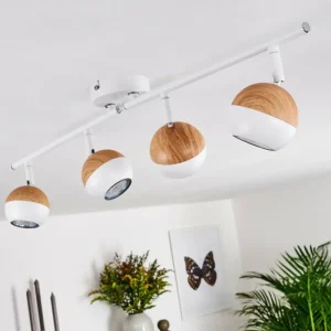 hofstein Plafonnier Kotaoa LED Blanc, 4 lumières* Lampes Modernes