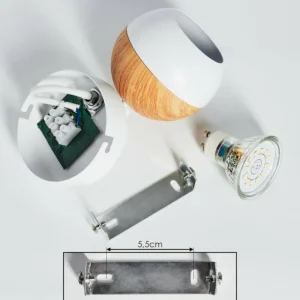 hofstein Plafonnier Kotaoa LED Blanc, 1 lumière* Lampes Modernes