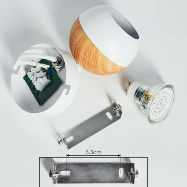 hofstein Plafonnier Kotaoa LED Blanc, 1 lumière* Lampes Modernes