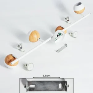 hofstein Plafonnier Kotaoa LED Blanc, 4 lumières* Lampes Modernes