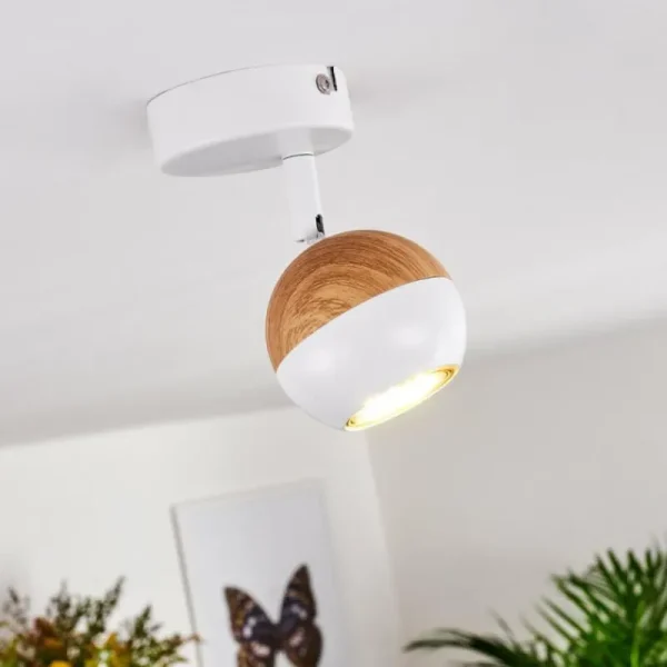 hofstein Plafonnier Kotaoa LED Blanc, 1 lumière* Lampes Modernes