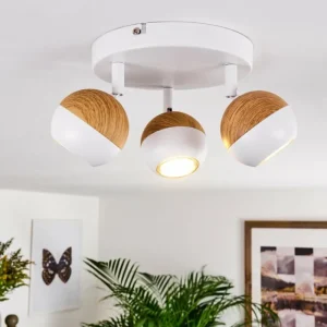 hofstein Plafonnier Kotaoa LED Blanc, 3 lumières* Lampes Modernes