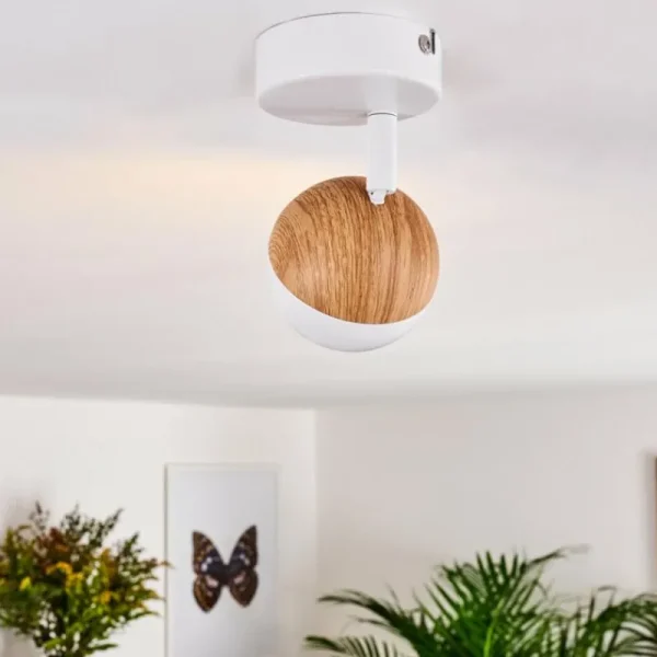 hofstein Plafonnier Kotaoa LED Blanc, 1 lumière* Lampes Modernes