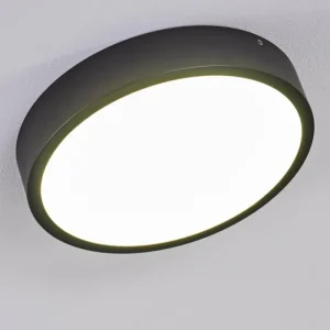 hofstein Plafonnier Kragos LED Noir, 1 lumière* Lampes Modernes