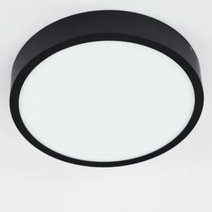 hofstein Plafonnier Kragos LED Noir, 1 lumière* Lampes Modernes