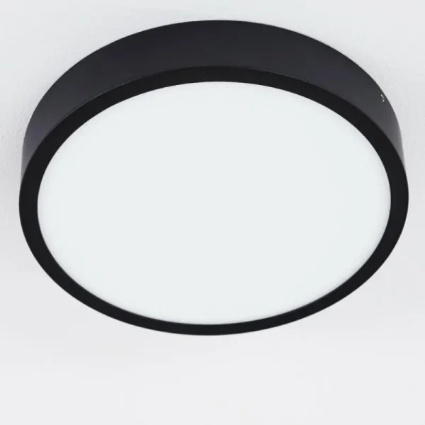 hofstein Plafonnier Kragos LED Noir, 1 lumière* Lampes Modernes