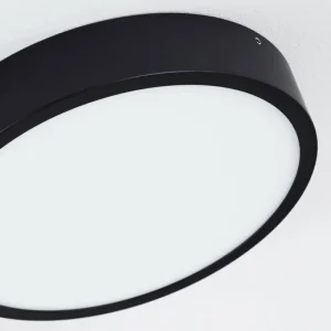 hofstein Plafonnier Kragos LED Noir, 1 lumière* Lampes Modernes