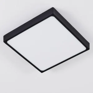 hofstein Plafonnier Kragos LED Noir, Blanc, 1 lumière* Lampes Modernes