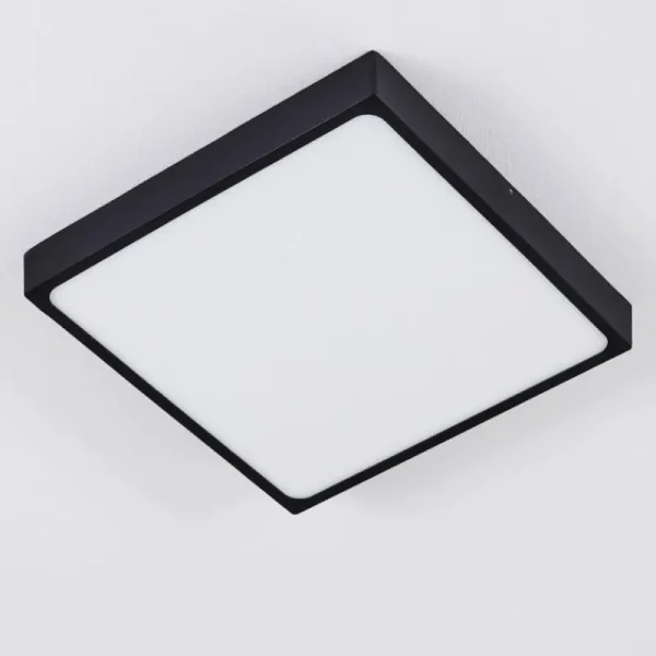 hofstein Plafonnier Kragos LED Noir, Blanc, 1 lumière* Lampes Modernes