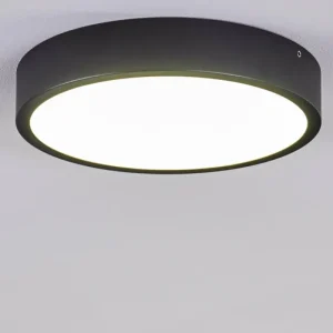 hofstein Plafonnier Kragos LED Noir, 1 lumière* Lampes Modernes