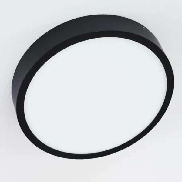 hofstein Plafonnier Kragos LED Noir, 1 lumière* Lampes Modernes