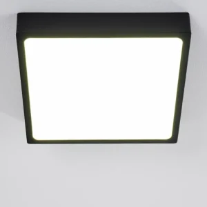 hofstein Plafonnier Kragos LED Noir, Blanc, 1 lumière* Lampes Modernes