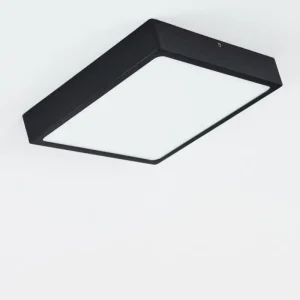 hofstein Plafonnier Kragos LED Noir, Blanc, 1 lumière* Lampes Modernes