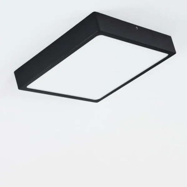 hofstein Plafonnier Kragos LED Noir, Blanc, 1 lumière* Lampes Modernes