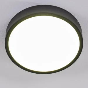 hofstein Plafonnier Kragos LED Noir, 1 lumière* Lampes Modernes