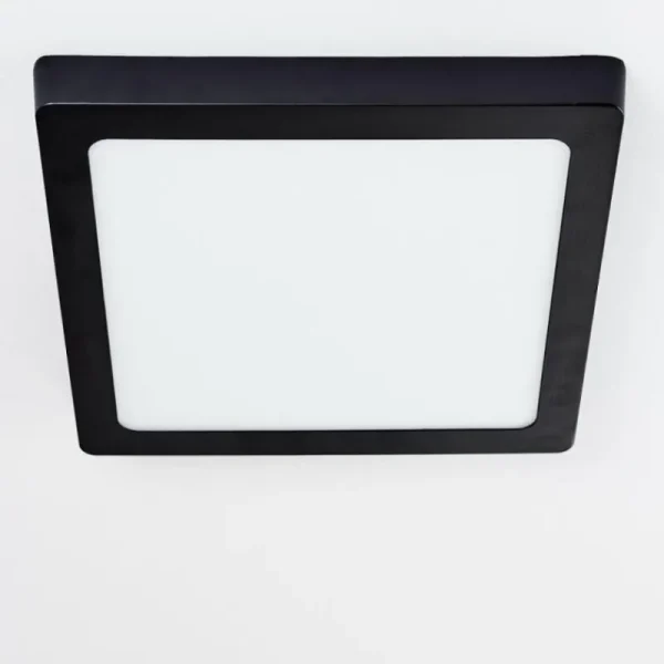 hofstein Plafonnier Kragos Noir, 1 lumière* Lampes Modernes