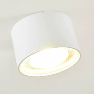 hofstein Plafonnier Kristallo LED Blanc, 1 lumière* Lampes En Verre