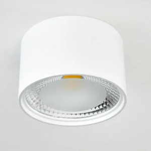hofstein Plafonnier Kristallo LED Blanc, 1 lumière* Lampes En Verre