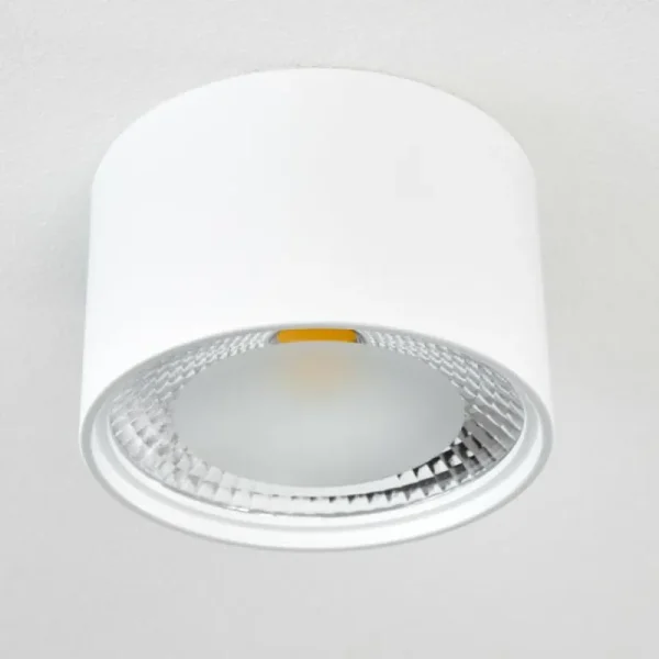 hofstein Plafonnier Kristallo LED Blanc, 1 lumière* Lampes En Verre