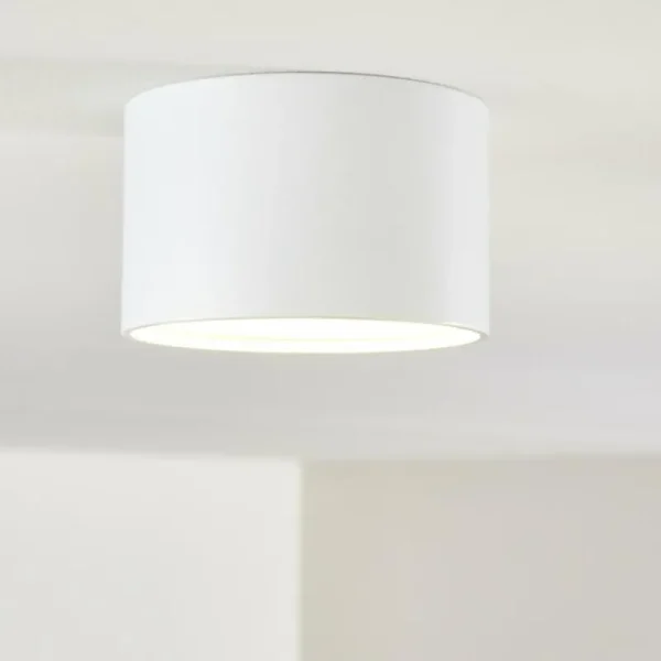 hofstein Plafonnier Kristallo LED Blanc, 1 lumière* Lampes En Verre