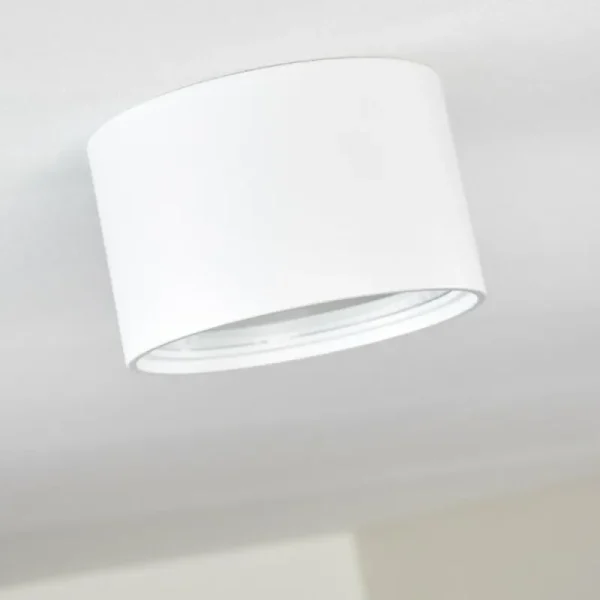hofstein Plafonnier Kristallo LED Blanc, 1 lumière* Lampes En Verre
