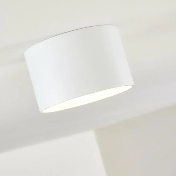 hofstein Plafonnier Kristallo LED Blanc, 1 lumière* Lampes En Verre