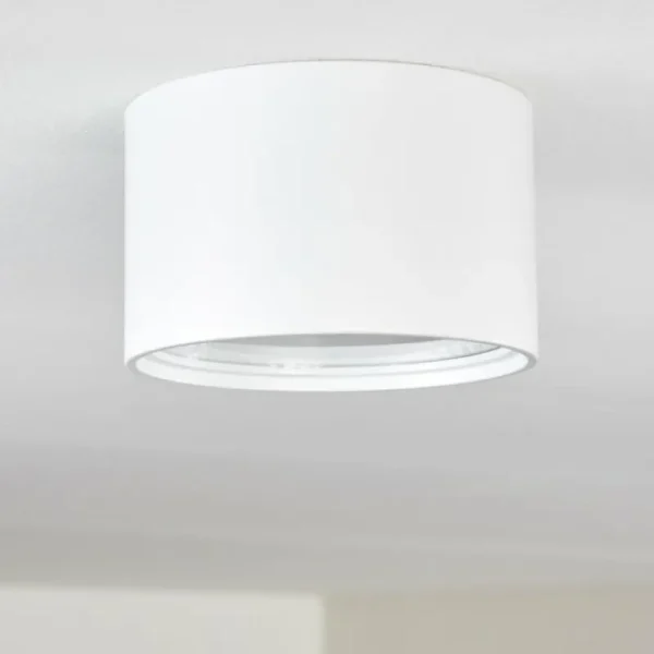 hofstein Plafonnier Kristallo LED Blanc, 1 lumière* Lampes En Verre