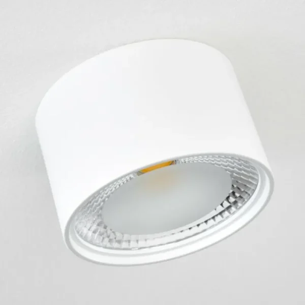 hofstein Plafonnier Kristallo LED Blanc, 1 lumière* Lampes En Verre