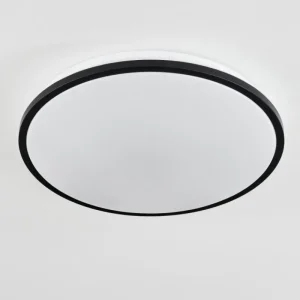 hofstein Plafonnier Kroch LED Blanc, 1 lumière, Télécommandes, Changeur de couleurs* Lampes Modernes