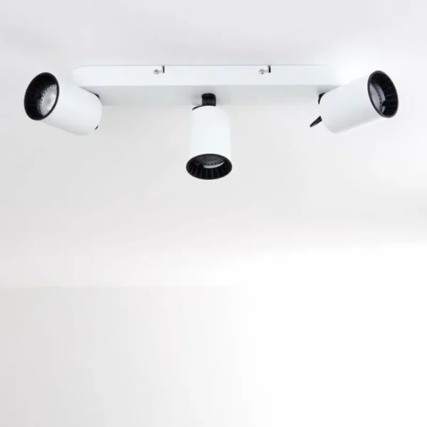 hofstein Plafonnier Kullaberg Blanc, 3 lumières* Lampes Modernes
